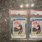 (2) 2024 Donruss Drake Maye Rated Rookie Card(s)!!! PSA 9 +PSA 8!!!(2) New Slab