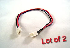 2pcs JST-XH 2S Balance Charger Extension 20cm for 2-Cell Lithium Polymer Lipo H3