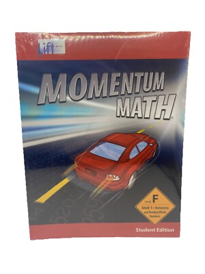 PCI Momentum Math Level F Student Edition Complete Set Unit 1-6 - New / Sealed!!