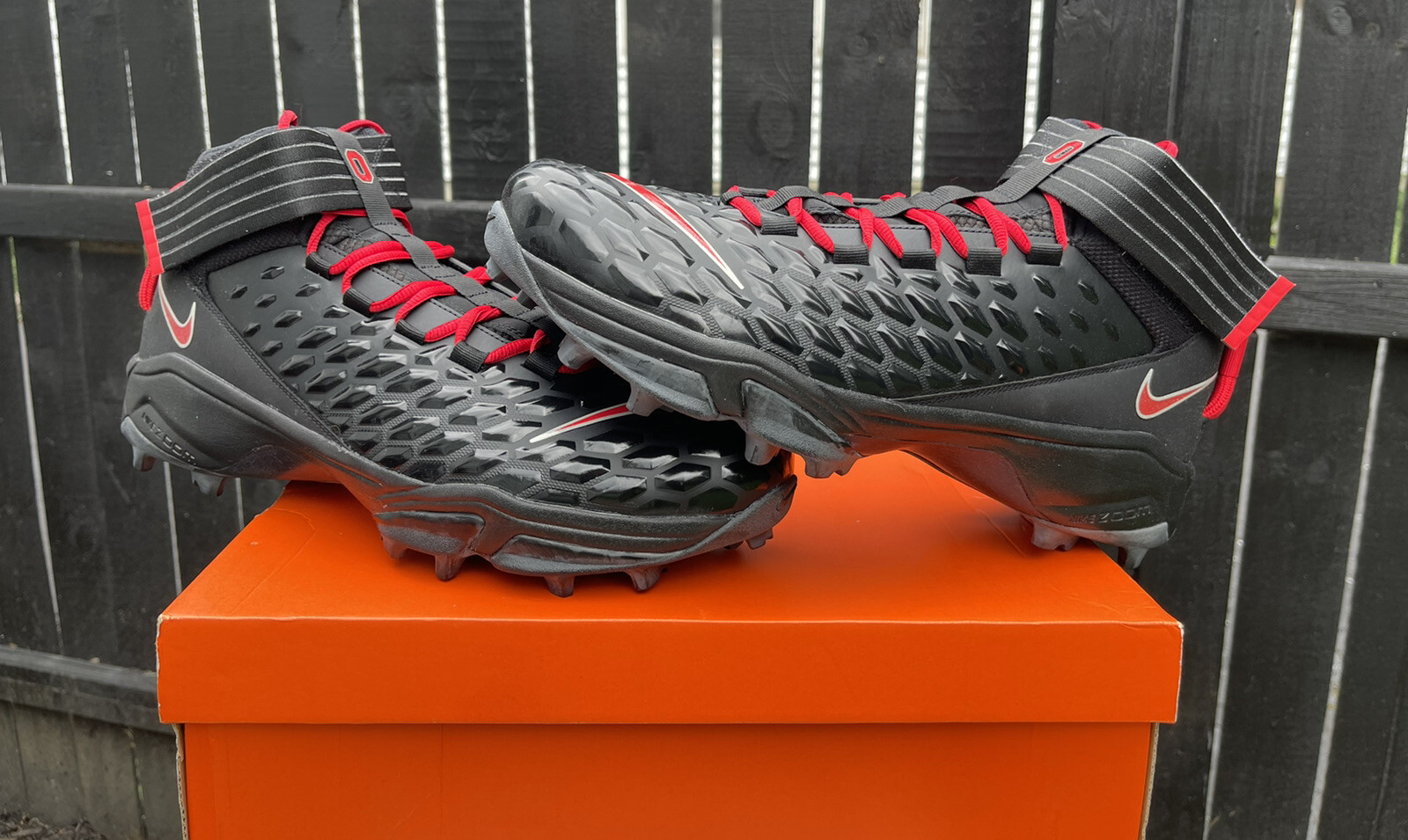 Nike Ohio State PE Force Savage Pro 2 Shark Linemen Football Cleats