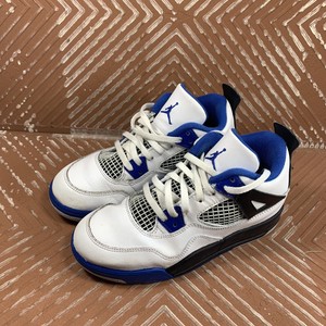 jordan 4 blue black white