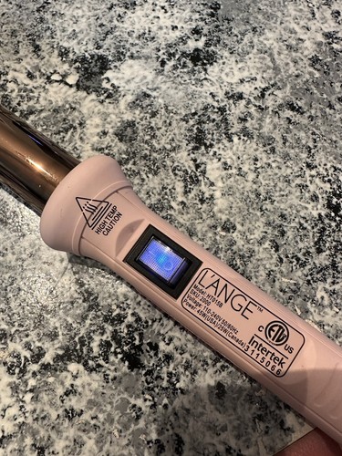 L’ange Titanium Clip Free Hair Curling Wand model HT015B 1 Inch Barrel - Picture 9 of 9