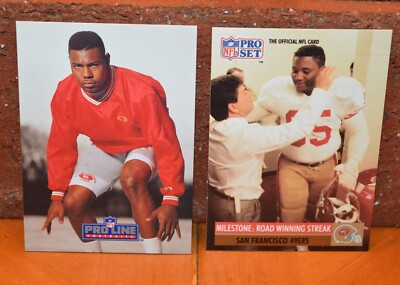GREAT FOOTBALL CARDS BUY 1 GET 1 FREE S.F. 49ERS EDDIE DEBARTOLO DAVID WHITMORE