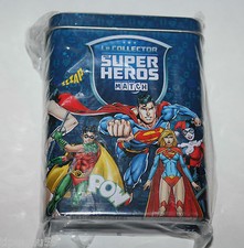 Boite Collector en fer match Super Heros