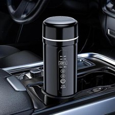 12V/24V Car Kettle Boiler Heating Drinking Cup for Tea Brewing Coffee Work