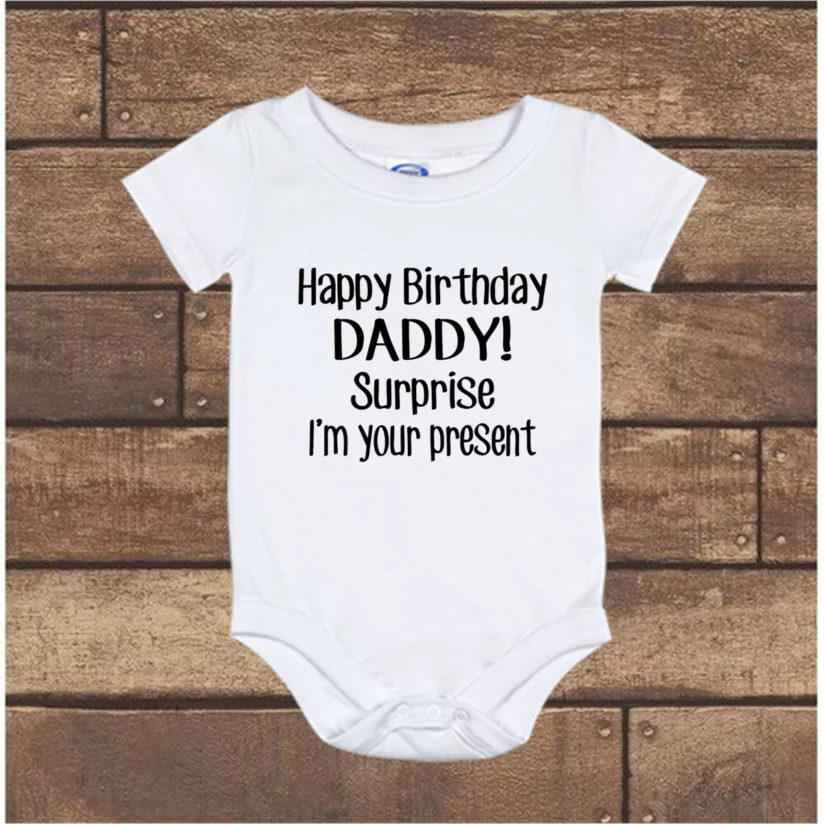 Happy Birthday 1st Birthday as My Daddy Outfit Sleepsuit 