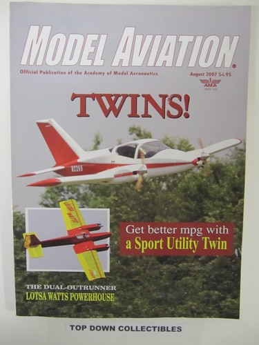 Model Aviation Magazine August 2007 ASM P-61 Black Widow Twin ARF - 第 1/2 張圖片
