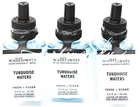Bath & Body Works Turquoise Waters Wallflower Plug In Bulb Refill 3pc Blue Fresh