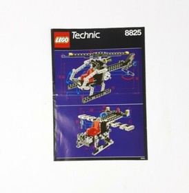 LEGO&reg; 1990/91 Technic Set Number 8825 Instruction Manual Only for Night Chopper