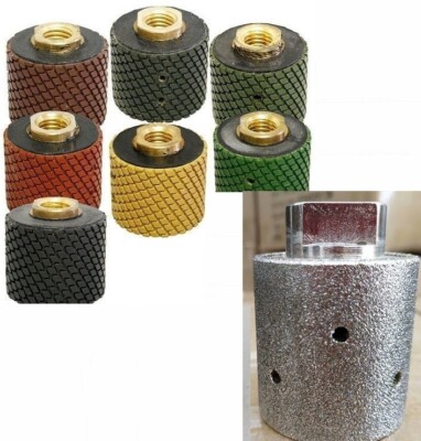 1 3/8'' Zero Tolerance Drum wet polishing drum 8 stone concrete sink hole polish