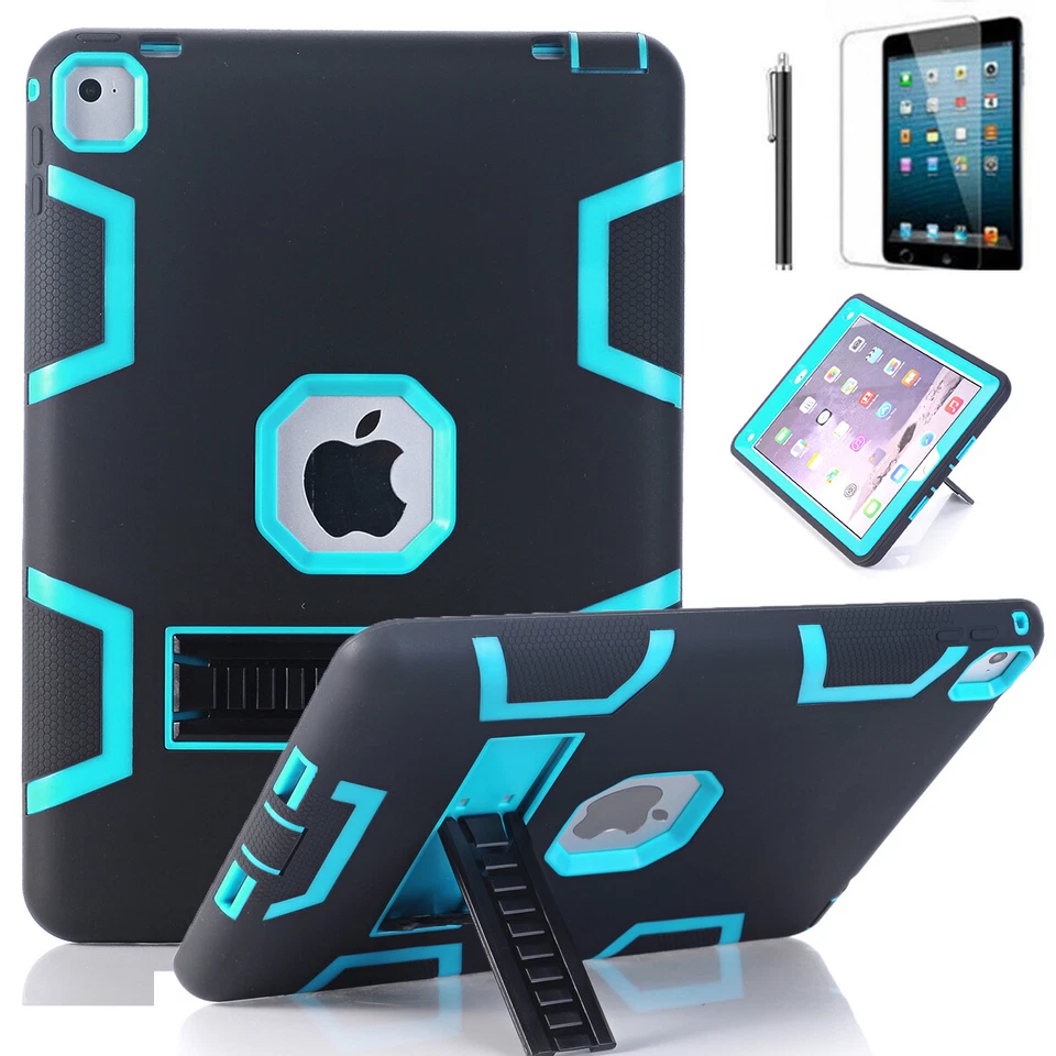 Funda para iPad Air 1ª Generación 9.7" Antigolpes Resistente + Protector de Pantalla Foto 3 de 4