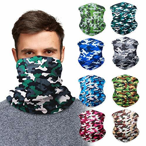 9PCS Seamless Bandanas Face Mask Headband Scarf Headwrap - Bild 8 von 24