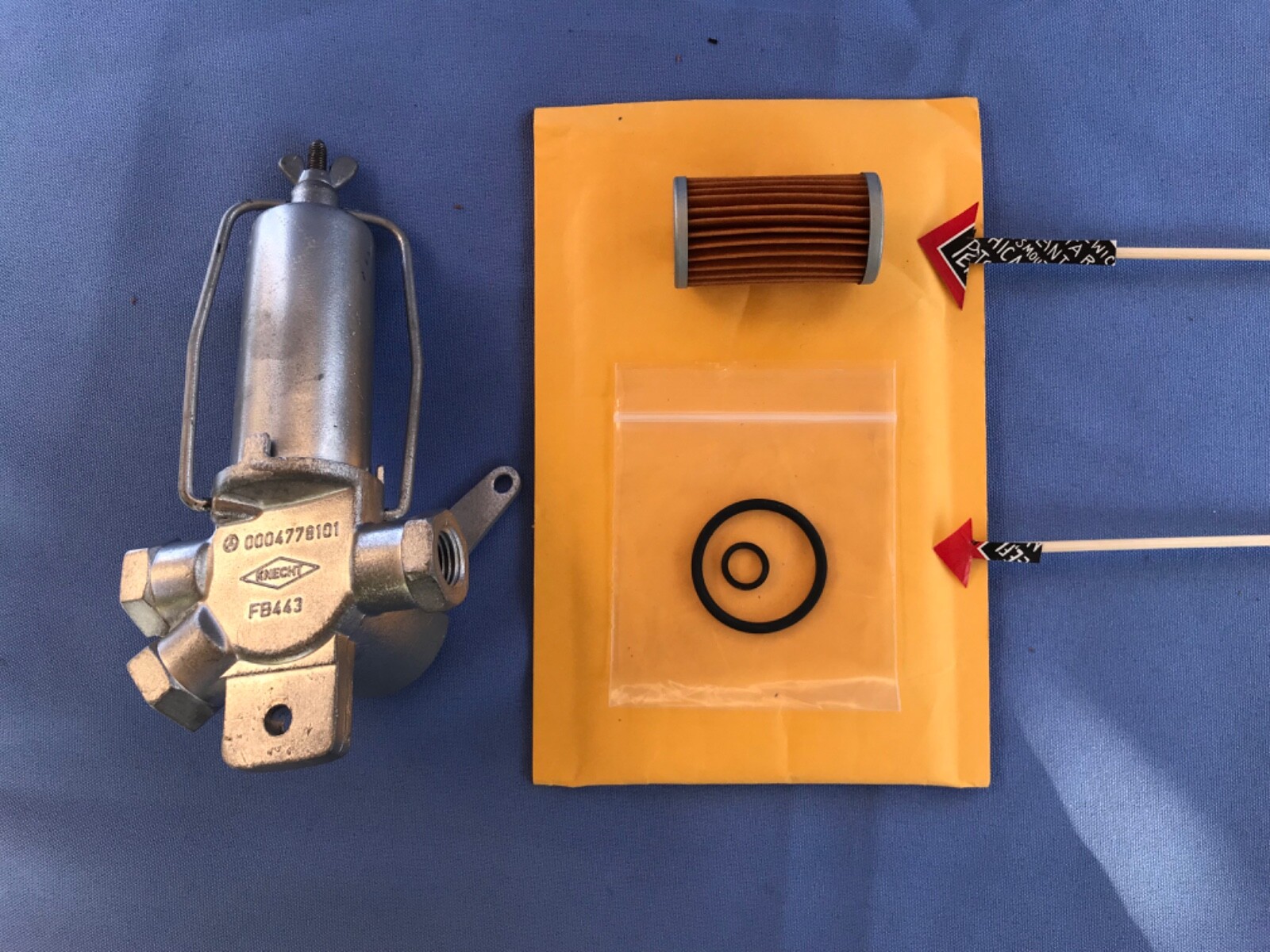 Mercedes 190, 190sl, 200, 220, 220s, 230s Fuel filter & Grommet kit