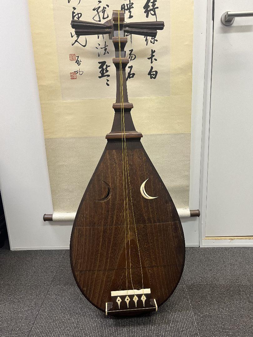 Japanese biwa musical rare instrument | eBay