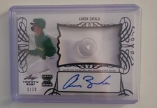 2021 Leaf Trinity Aaron Zavala XRC Prospect Patch Auto /10 #PA-AZ1
