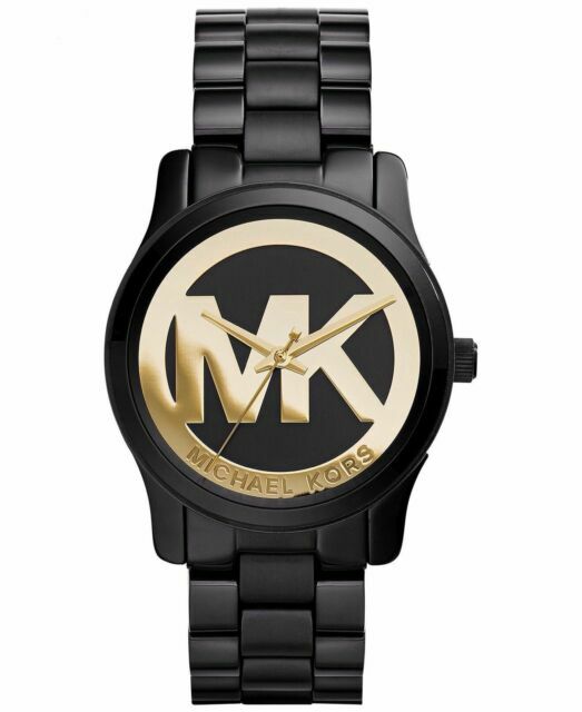 black mk watch women's