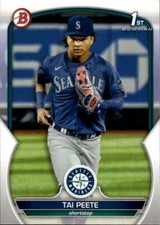 2023 Bowman Draft Tai Peete #BD-28 Seattle Mariners