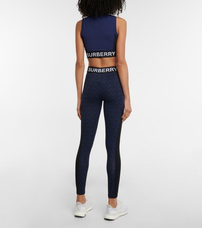 Burberry TB monogram Tank Tops And Legging Suit Deep Royal Deep Blue Size M image 2