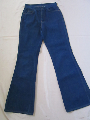 vintage 1970s LEVIS Flared BELL BOTTOMS High Rise Jeans waist 28