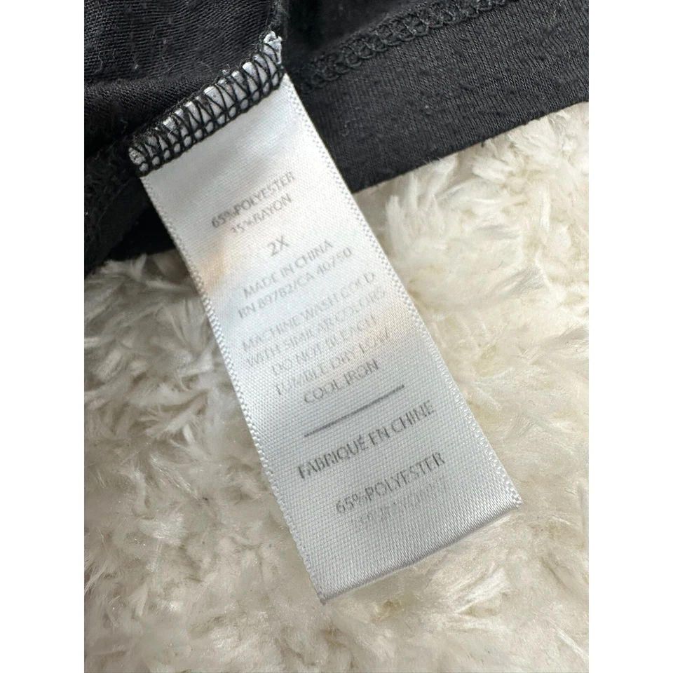 Женский эластичный халат Natori 2X черный комфортный уютный - Изображение 4 из 4