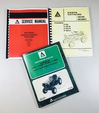 Lot Allis Chalmers 710 712S 712H 716H Service Parts Operators Manual Set Tractor
