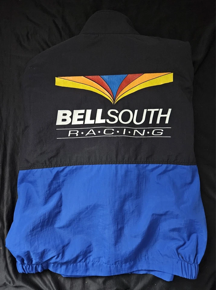 Chaqueta cortavientos vintage Bellsouth Racing talla XL Swingster Nascar retro años 90 Foto 2 de 4