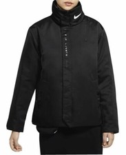 Women's Nike Sportswear Synthetic-Fill Jacket Coat CU5831-010 Black Size MEDIUM 