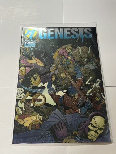 GENESIS #0 Malibu Comics 1993 Wraparound Holo Foil Cover George Perez - Picture 1 of 1