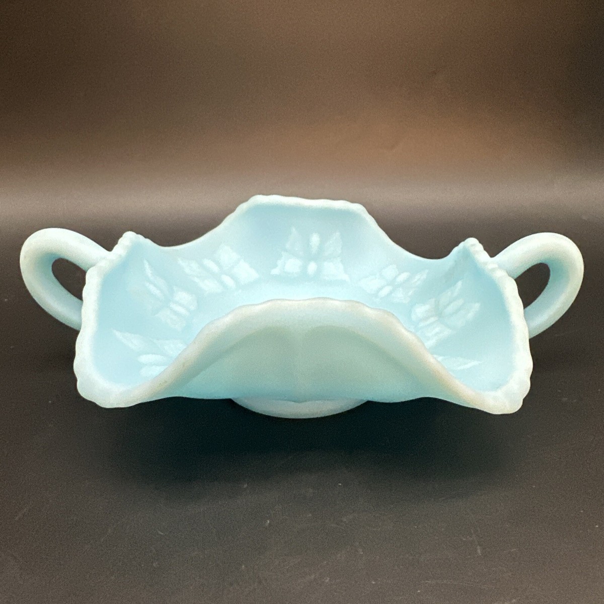 ビンテージ フェントン ボンボンデッシュ Vintage Fenton Bon Bon Dish