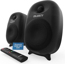 Majority Active BLUETOOTH BOOKSHELF SPEAKERS, HDMI ARC, 80W