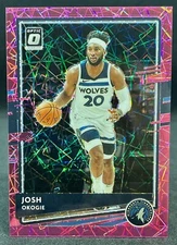 2020-21 Donruss Optic Josh Okogie Pink Velocity Prizm #24/79 Timberwolves SSP!