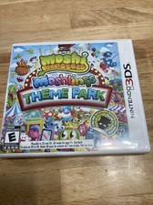 Nintendo 3DS Empty Game Case - Moshi Monsters Theme Park No Games