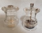 Vintage Lucite Acrylic Kitchen Picnic Salt Shaker/Pepper Mill Set — photo 1