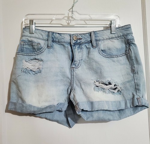 Distressed Denim Jean Shorts Size 