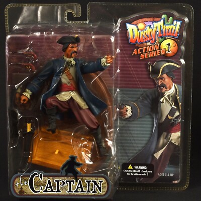 Pirate Buccaneer Swashbuckler Captain Figure Sealed NEW 2003 NRFB Dusty Trails