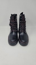 NWOB Timberland Malynn EK Waterproof Leather Mid Lace Up Boots, Black Size 9 B7