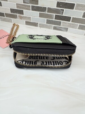 Juicy Couture Heritage Small Square Credit Card Wallet Green Juicy Couture Heritage Small Square Credit Card Wallet Green