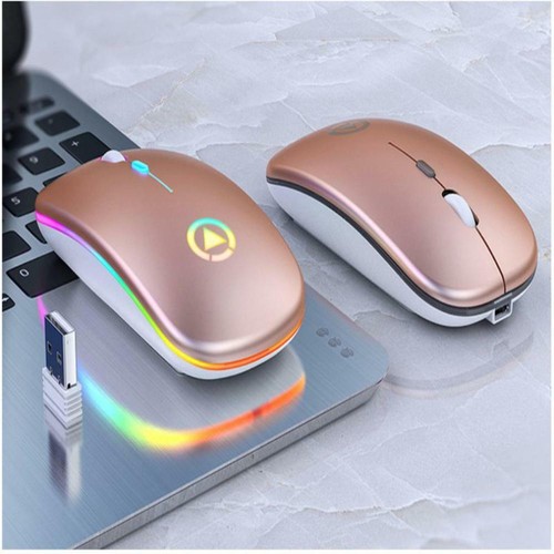 2.4GHz Wireless Optical Mouse Mice USB Rechargeable LED For PC Laptop Computer - Picture 6 of 24
