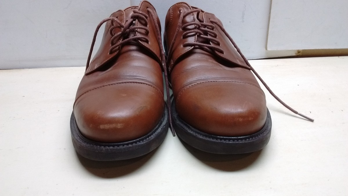 Johnson & Murphy  Men\'s Shoes 10.5 M Brown Oxford  LEATHER MADE IN ITALY 20-3240 Men main image 4