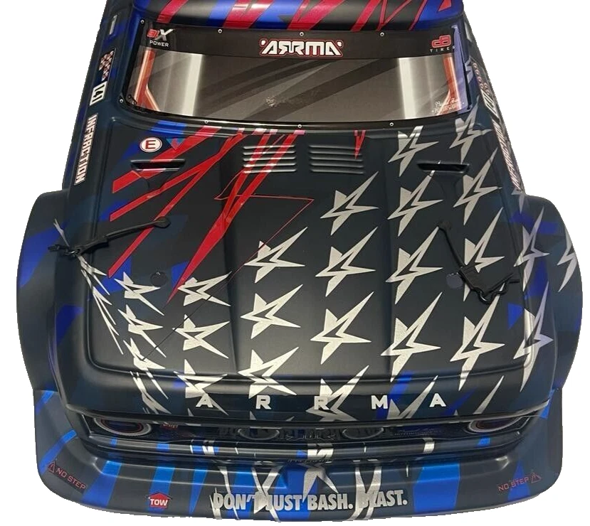 Arrma INFRACTION 6s - Body Shell BLUE painted roll cage Street Bash ARA7615V2 - Image 2 of 4