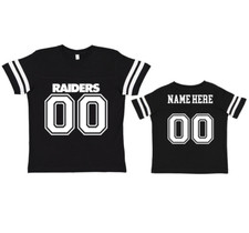 Las Vegas Raiders Personalized Uniform Jersey Toddler Shirt