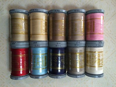 Presencia 60wt 3-ply 100% Cotton Sewing / Quilting Thread ~ 600 meters ~ 60 wt
