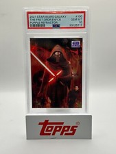 2021 Star Wars Galaxy /25 The First Order's Enforcer Purple Ref #100 PSA GM 10