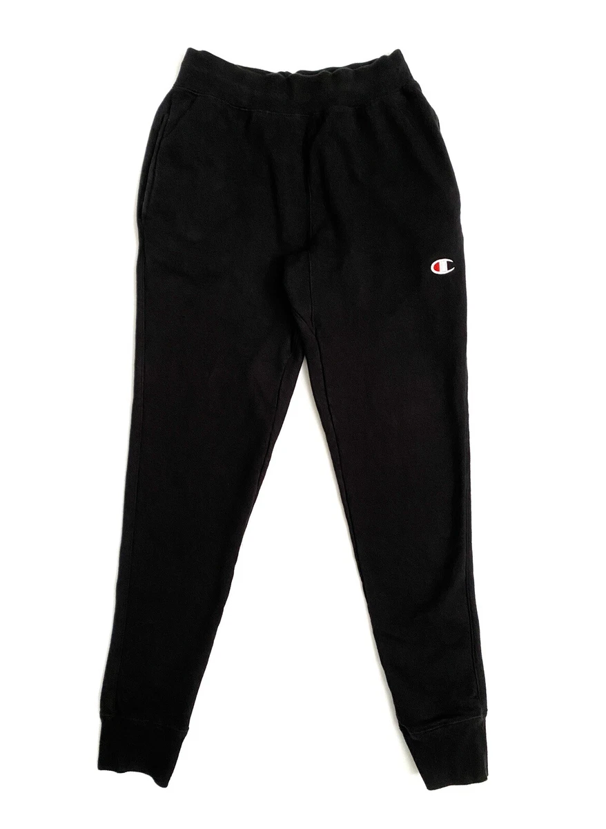 Champion reverse weave black jogger sweatpants clearance