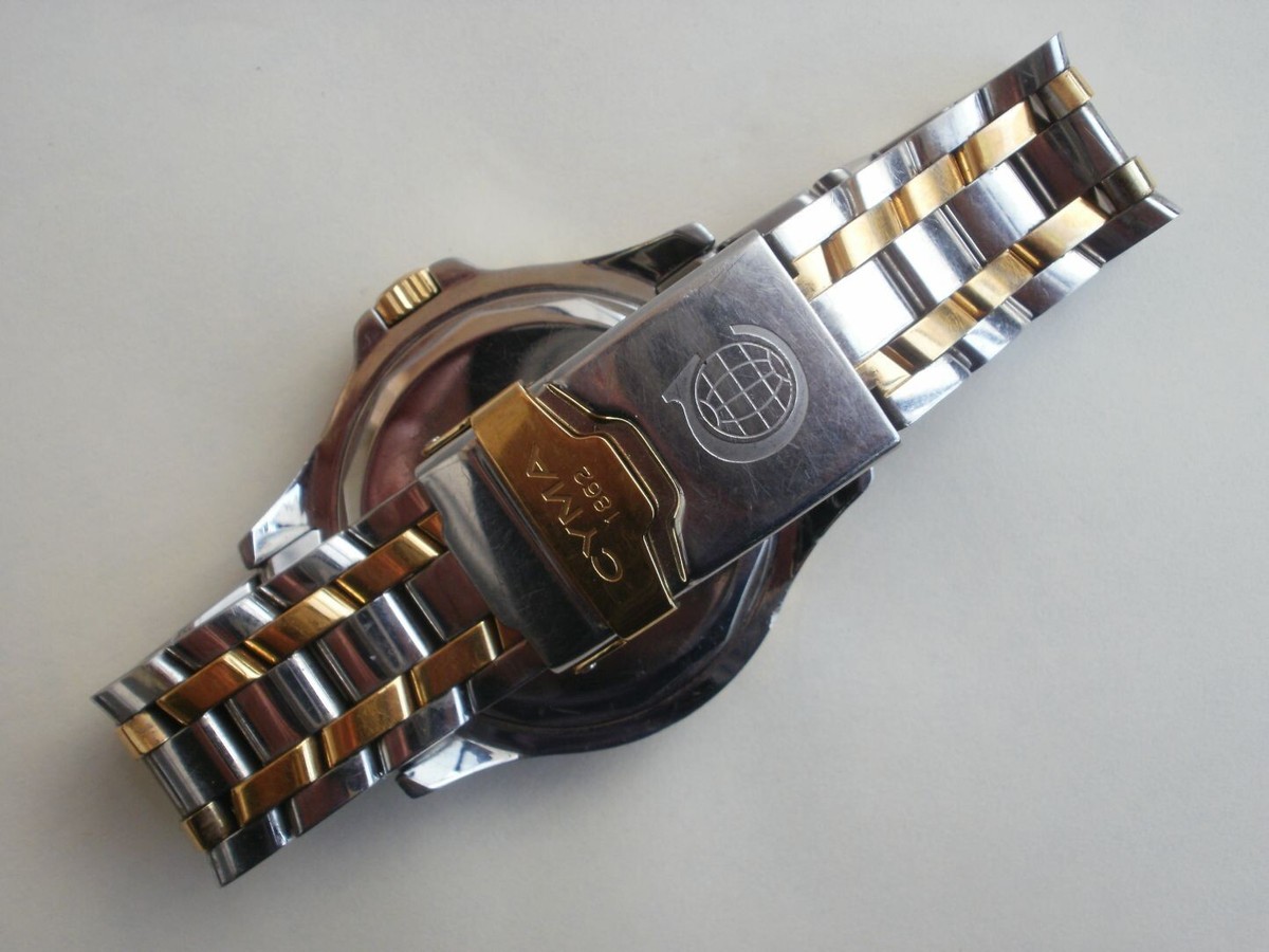 Cyma Navy Star professional diver men's big 40 mm. ETA swiss