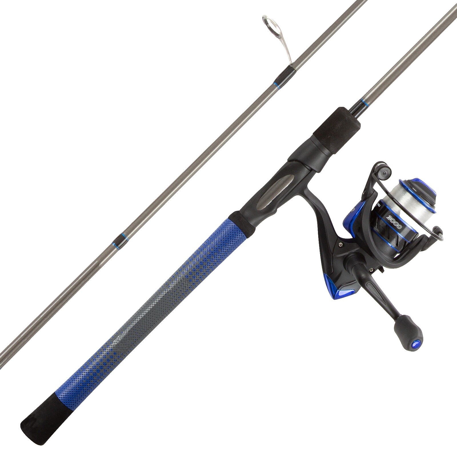 Fishing Pole Calypso Blue Fin Rod Hurricane Mako 8' Telescopic Rod