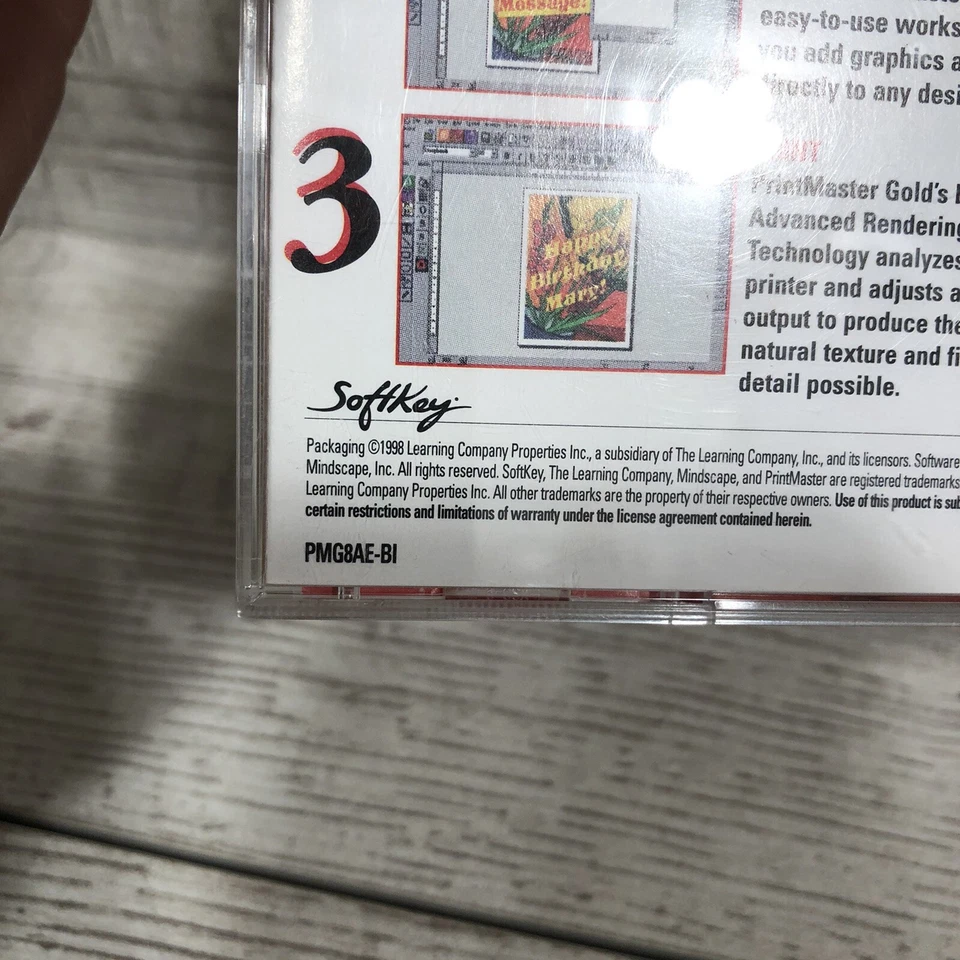 Printmaster Gold Classic PC Version Vintage Windows Good Condition 1998 Template - Image 4 of 4