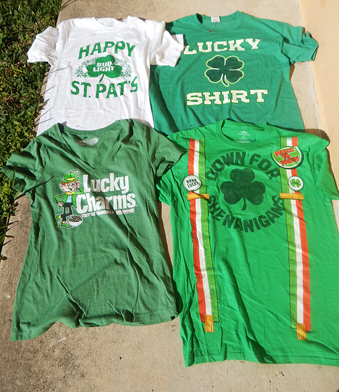 ST PATRICK'S Day "20 T Shirts" PARTY BAR Bundle! Sizes S-2XL 17 Men & 3 women! image 3
