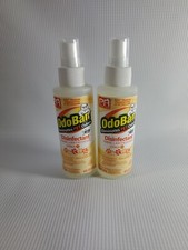 Lot of 2 OdoBan Disinfectant Spray  Air Freshener Citrus Scent 4 Oz Each