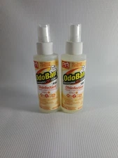 Lot of 2 OdoBan Disinfectant Spray & Air Freshener Citrus Scent 4 Oz Each